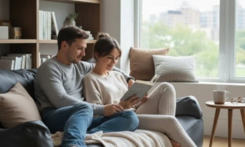 Bean Bag Couch Double Seater Black