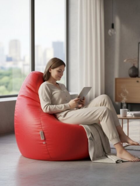 Classic Bean Bag Red Cool Bean Bags India Bean Bags & Chairs Pune, Bengaluru Classic Bean Bag Red Classic Bean Bags Buy Bean Bags and Chairs