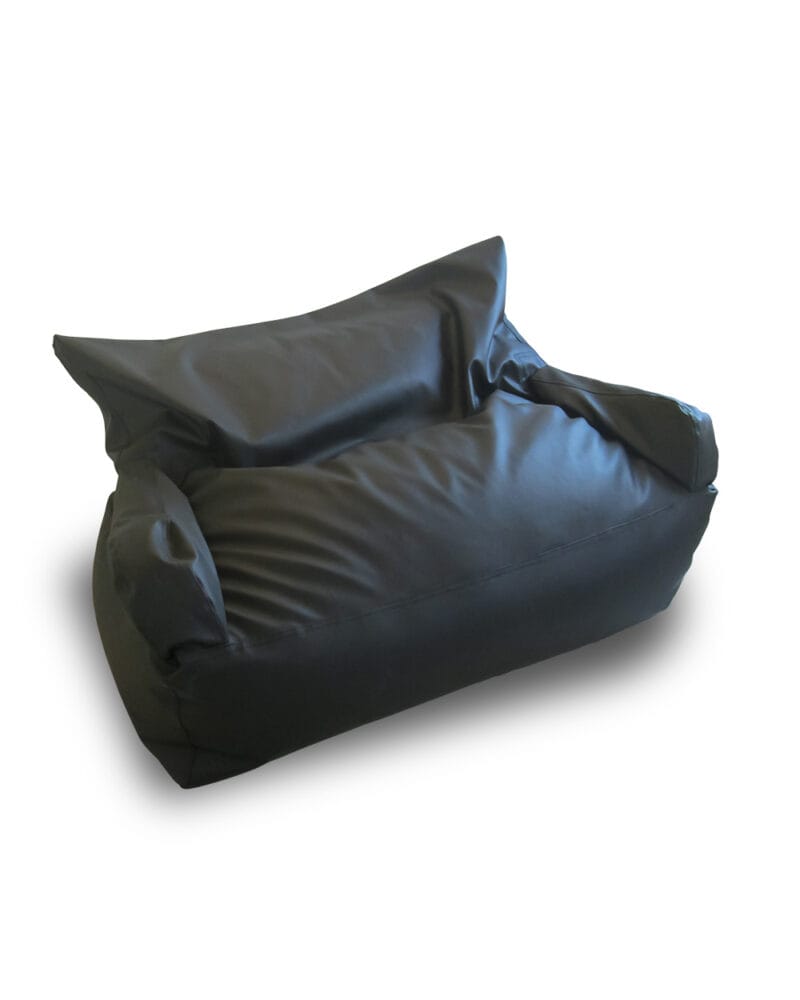 Bean Bag Couch Double Seater Black - Image 2