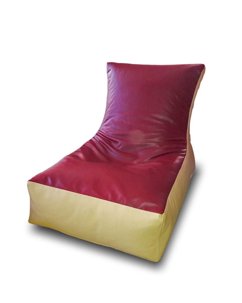 Lounger Chair Maroon and Off White Bean Loungers Buy Bean Bags and Chairs 4