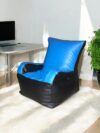 Bean Sofa Chair Classic- Royal Blue and Light Grey Bean Sofa Chairs Buy Bean Bags and Chairs