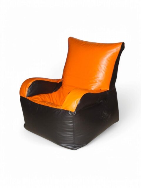 Bean Sofa Chair Classic- Black & Orange Bean Sofa Chairs Buy Bean Bags and Chairs 2