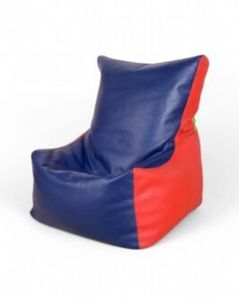 Kids Bean Chair Red & Blue