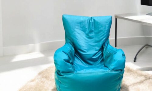 Kids Bean Sofa Chair Sea Green