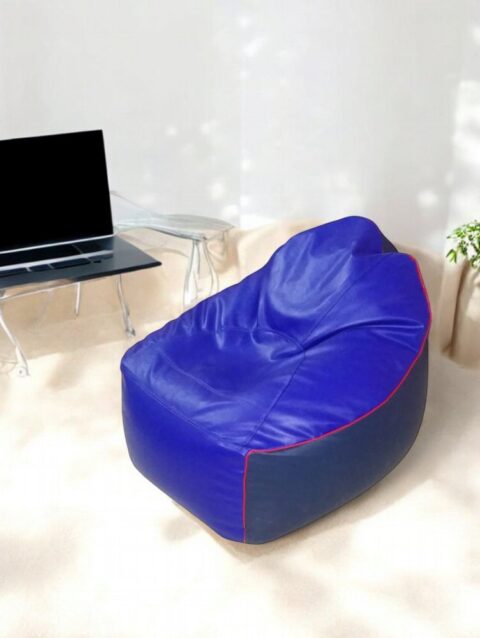 Mudha Bean Chair Classic Blue & Dark Grey Mudha Bean Chairs Buy Bean Bags and Chairs 2