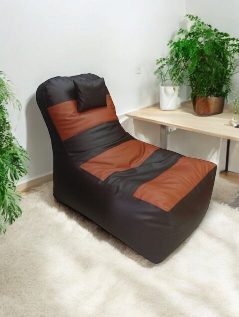 Video Rocker bean bag for Gaming Dark Brown & Tan Video Rocker Bean Chair Buy Bean Bags and Chairs