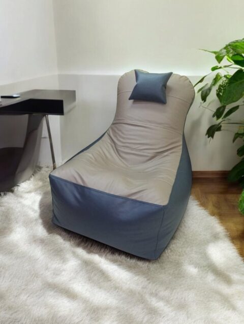 Video Rocker bean bag for Gaming Light Grey & Dark Blue Video Rocker Bean Chair Buy Bean Bags and Chairs 2