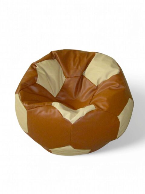 Soccer Bean Bag Classic Light Brown & Ivory Soccer Bean Bags Buy Bean Bags and Chairs 2