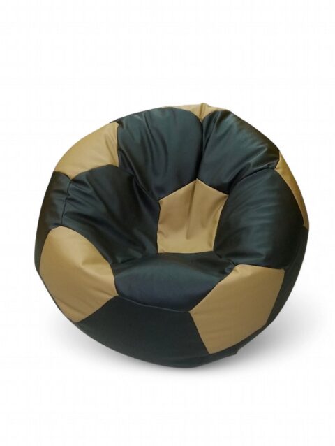 Soccer Bean Bag Classic Black & Camel Soccer Bean Bags Buy Bean Bags and Chairs 2