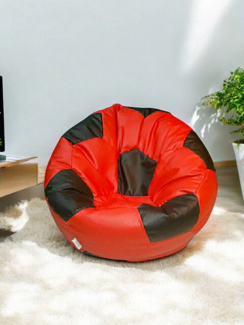 Soccer Bean Bag Classic Red & Black Soccer Bean Bags Buy Bean Bags and Chairs