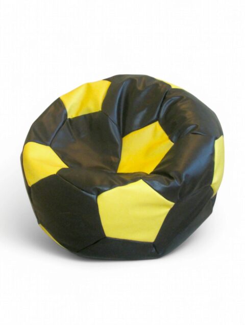 Soccer Bean Bag Classic Royal Black & Yellow Soccer Bean Bags Buy Bean Bags and Chairs 2