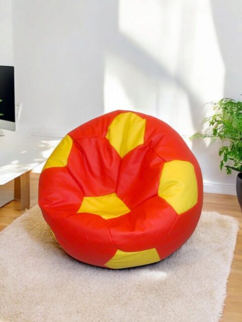 Soccer Bean Bag Classic Royal Red & Yellow Soccer Bean Bags Buy Bean Bags and Chairs