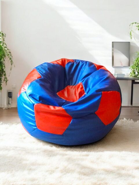 Soccer Bean Bag Classic Royal Blue & Red Soccer Bean Bags Buy Bean Bags and Chairs