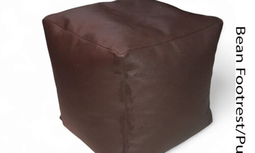 Bean Footrest/ Pufi/ Ottoman Classic Dark Brown