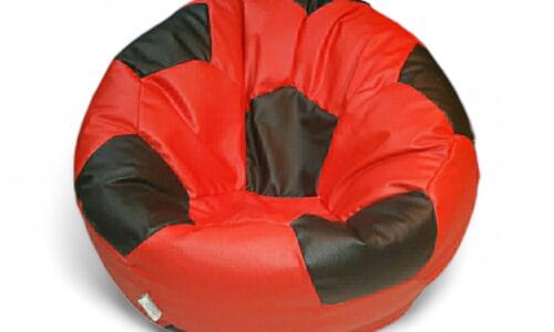 Soccer Bean Bag Classic Red & Black