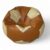 Soccer Bean Bag Classic Light Brown & Ivory