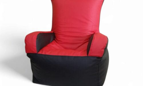 Bean Sofa Chair Classic- Red & Black