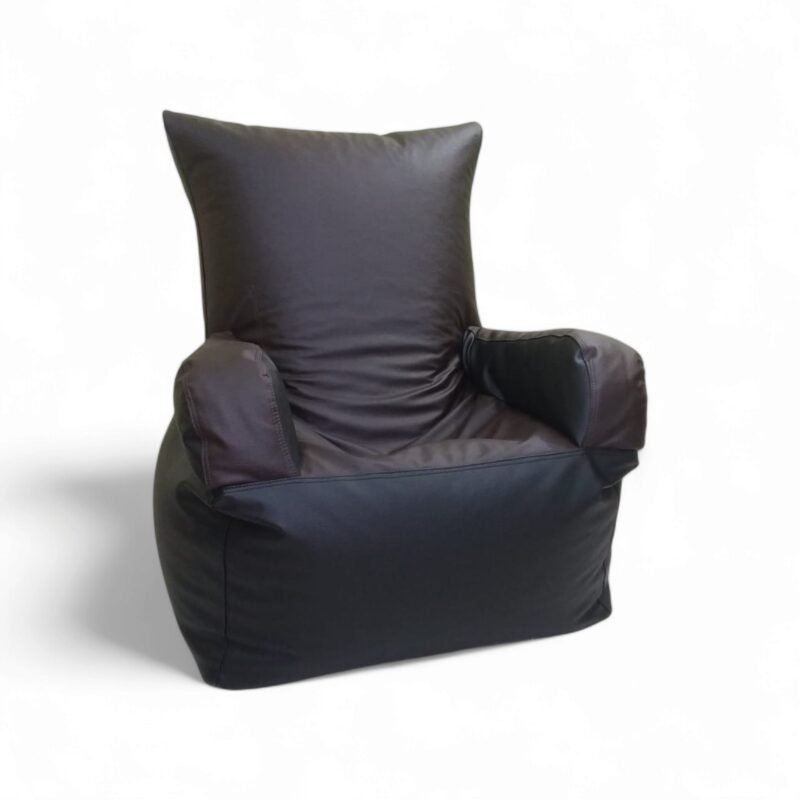 bean chair Bean Sofa Chair Classic- Dark Brown & Black