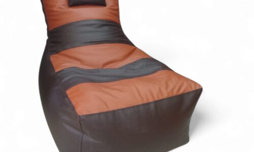 Video Rocker bean bag for Gaming Dark Brown & Tan