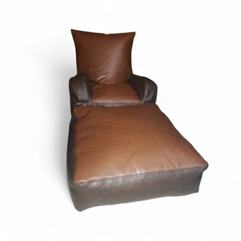 Convertible Bean Sofa Lounge Light Brown & Dark Brown Bean Loungers Buy Bean Bags and Chairs 4