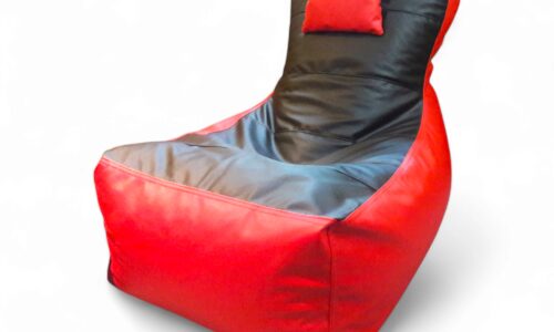 Video Rocker bean bag for Gaming Black & Red M2