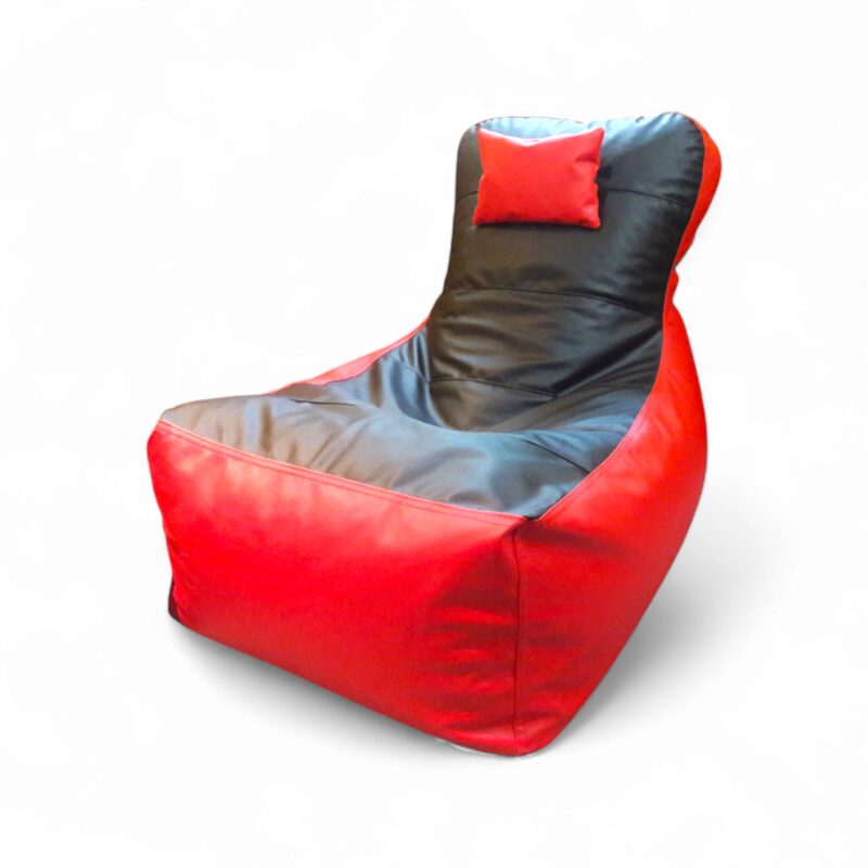 Video Rocker bean bag for Gaming Black & Red M2