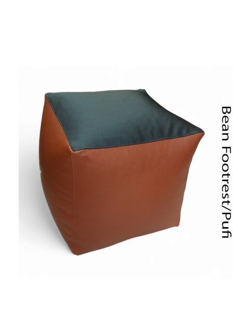 Bean Footrest/ Pufi/ Ottoman Classic Tan & Black Bean Footrest Buy Bean Bags and Chairs