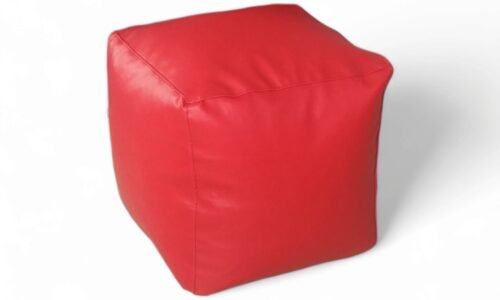 Bean Footrest/ Pufi/ Ottoman Classic Red