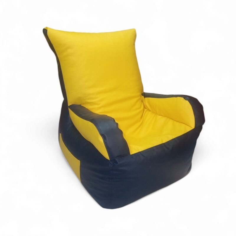 bean chair Bean Sofa Chair Classic- Yellow & Dark Blue