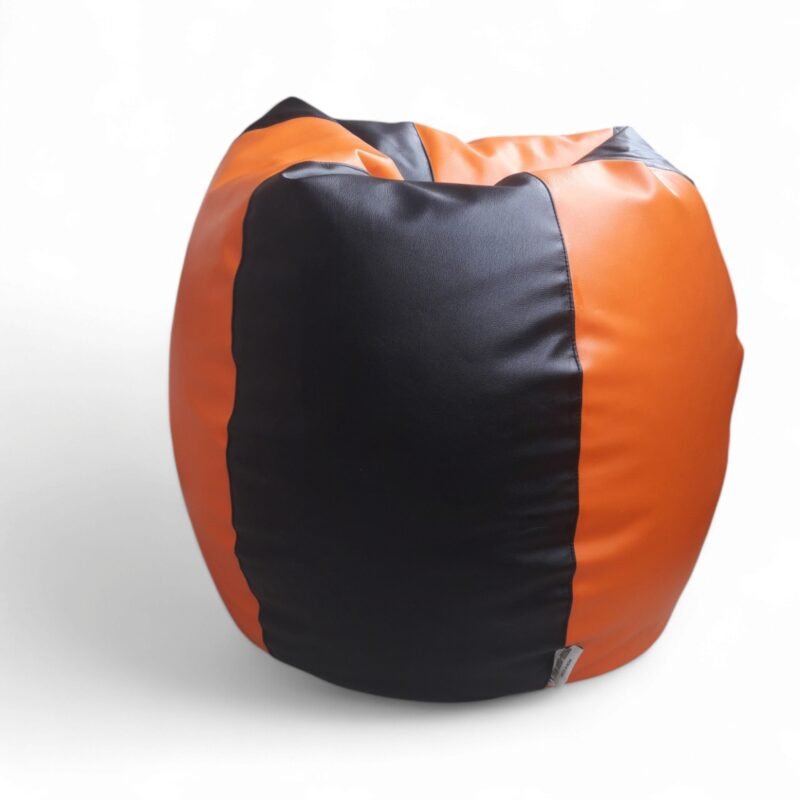 Classic Bean Bag Orange & Black Stripes