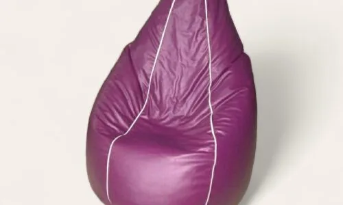 Classic Bean Bag Purple with Piping