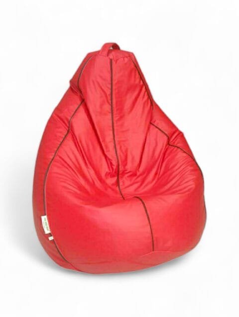 Classic Bean Bag Red with Piping Classic Bean Bags Buy Bean Bags and Chairs