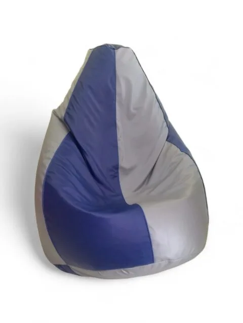 Classic Bean Bag Royal Blue & Light Grey Stripes Classic Bean Bags Buy Bean Bags and Chairs