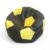 Soccer Bean Bag Classic Royal Black & Yellow