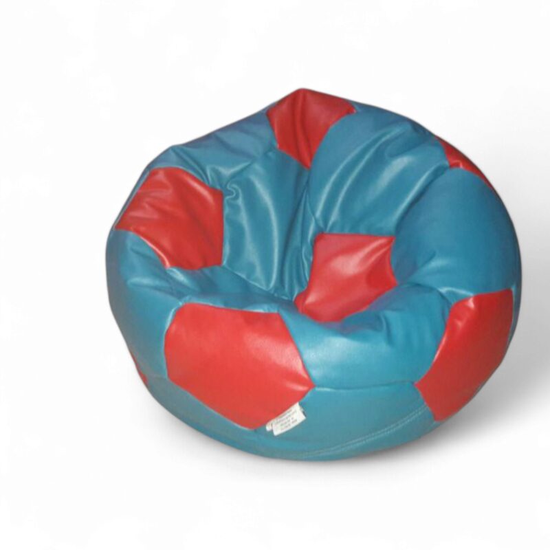 Soccer Bean Bag Classic Sea Green & Red